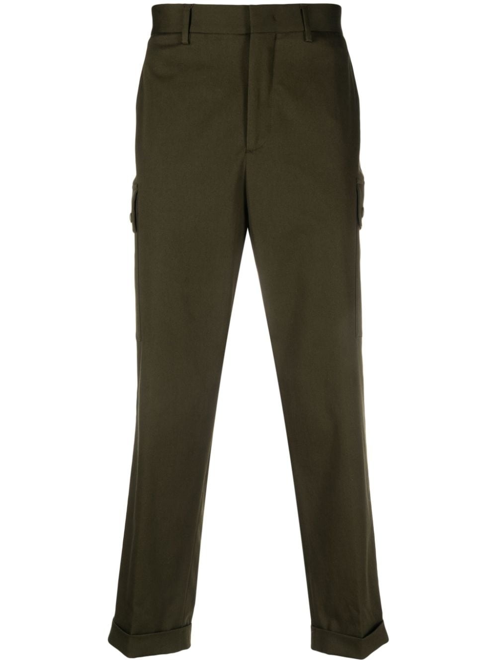 Pegaso-motif cropped cargo trousers - 1