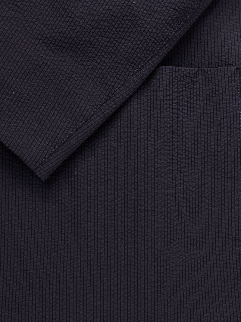 Seersucker Blazer Navy 4