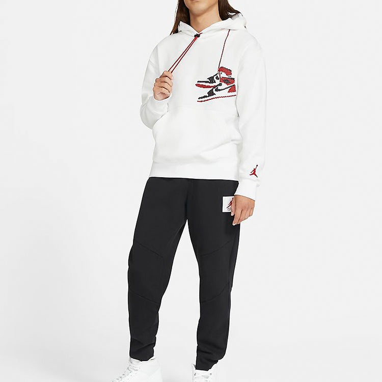 Air Jordan Jumpman Holiday Sports Hooded Pullover For Men White CT3458-100 - 3