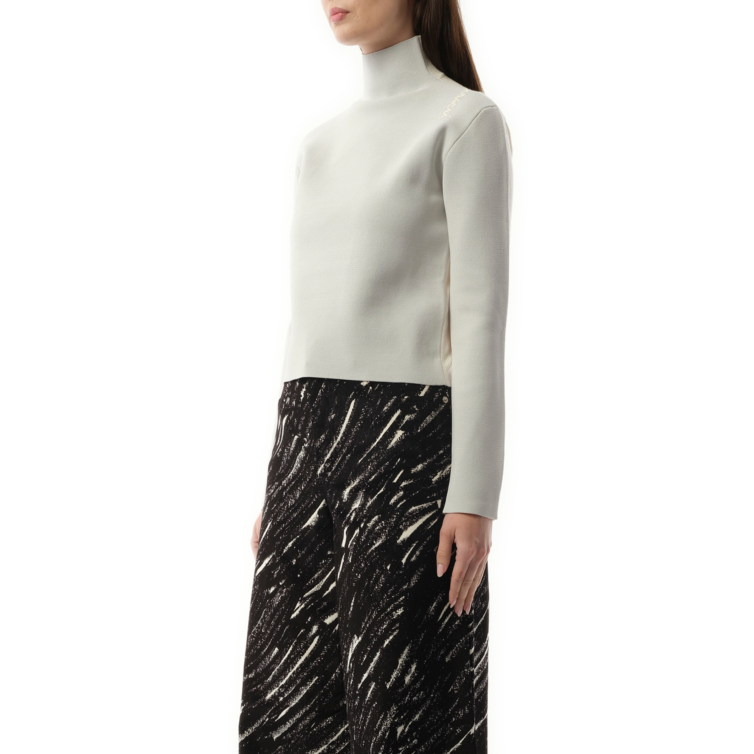 Turtleneck Sweater in Tonic - 5