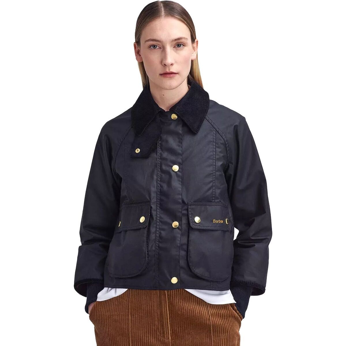 Cropped Beadnell Wax Jacket - Women's - 1