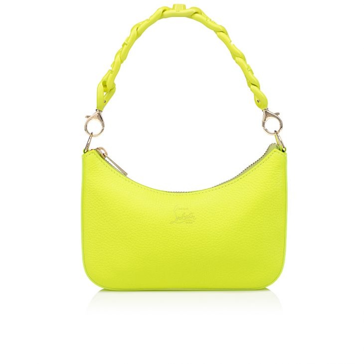 Cabata Nano Leather Tote in Yellow - Christian Louboutin