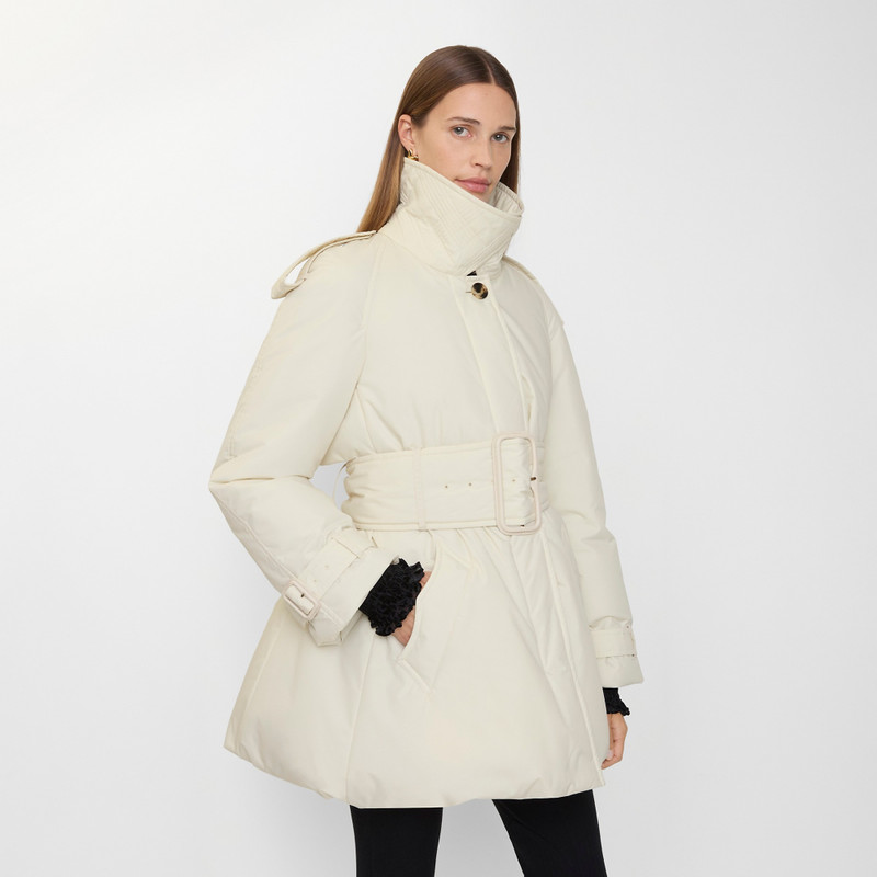 Burberry Belted Berryhill Padded Car Coat outlook