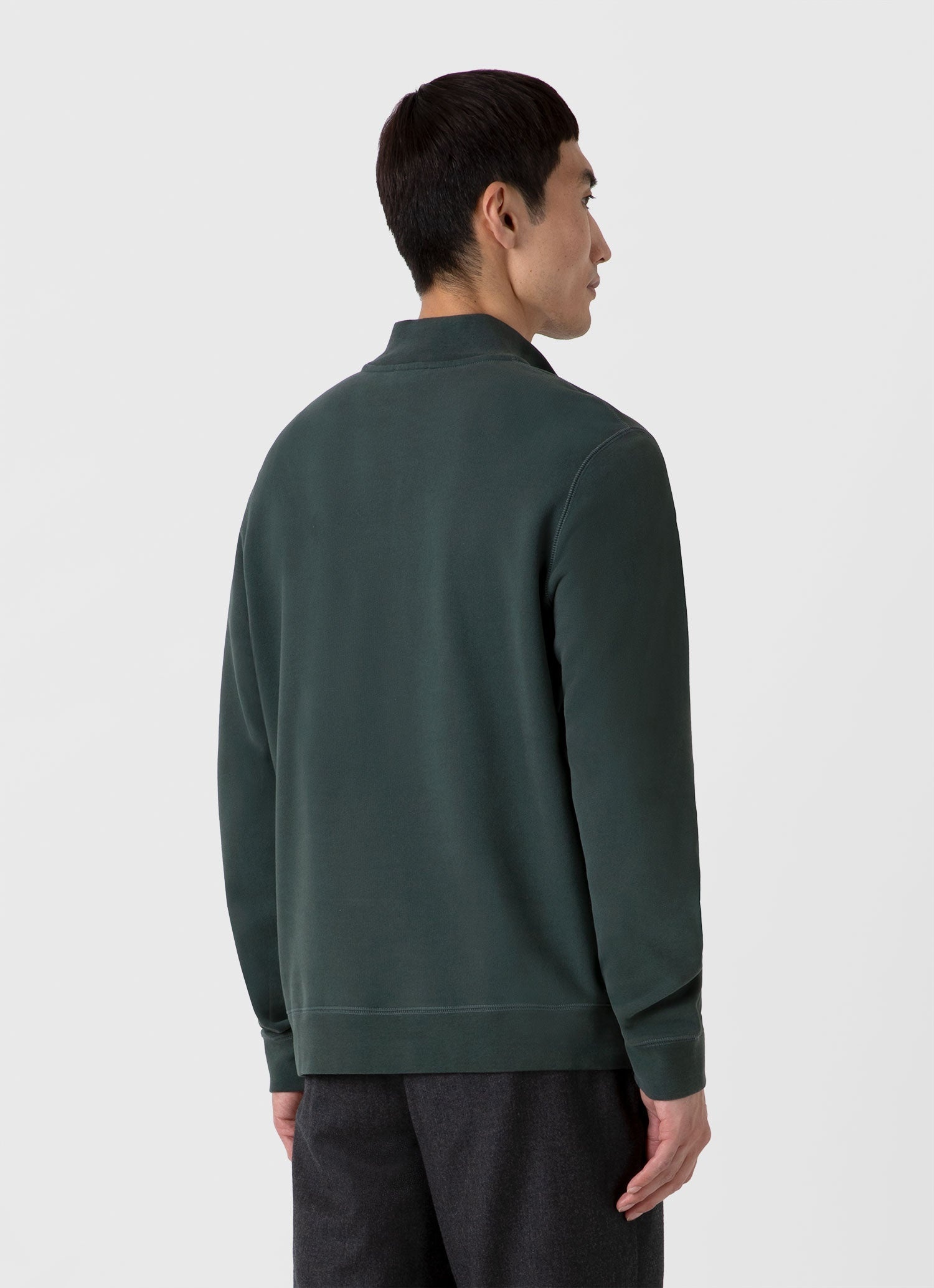 Half Zip Loopback Sweatshirt - 5