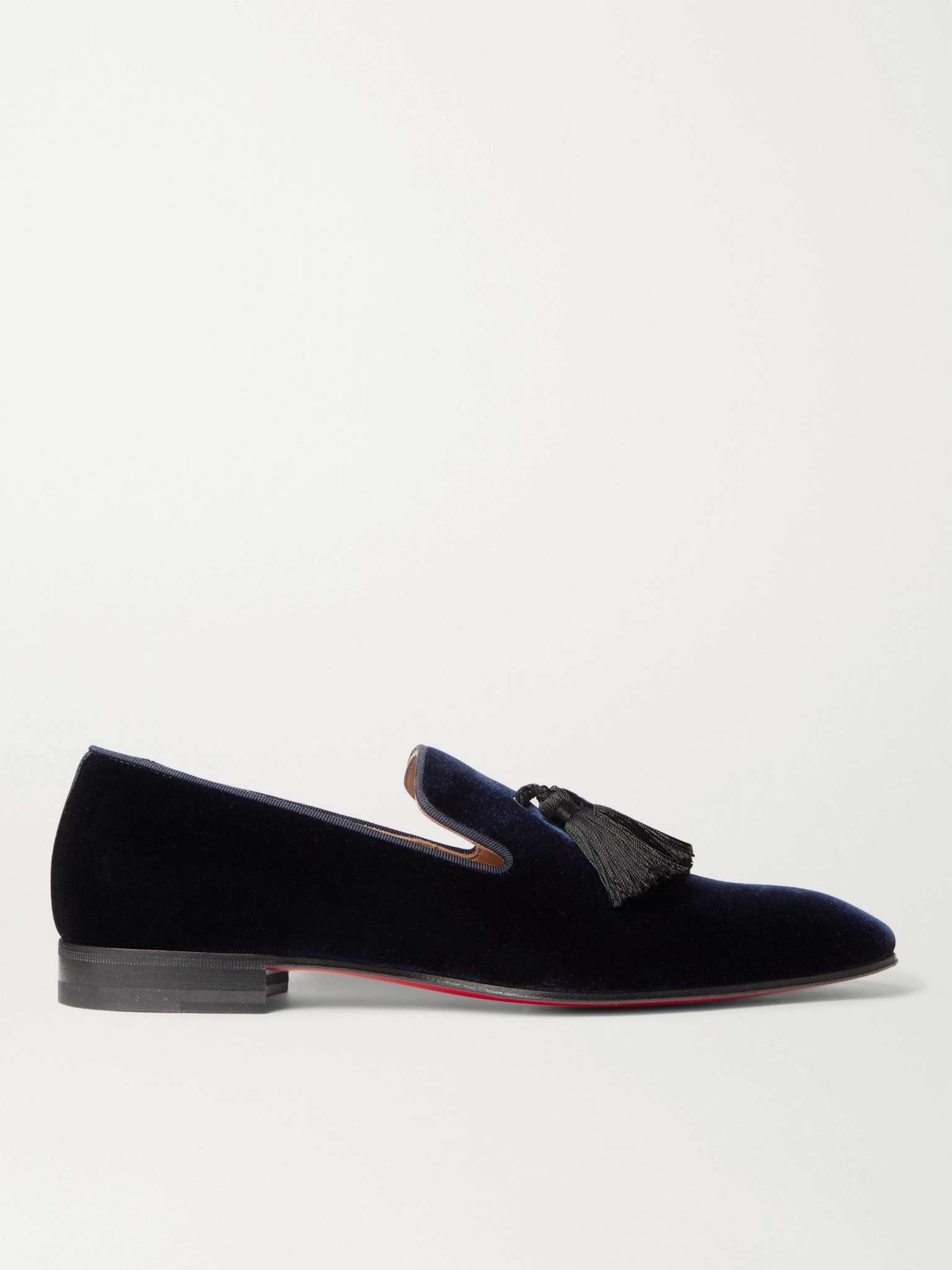 Officialito Velvet Tasselled Loafers - 1