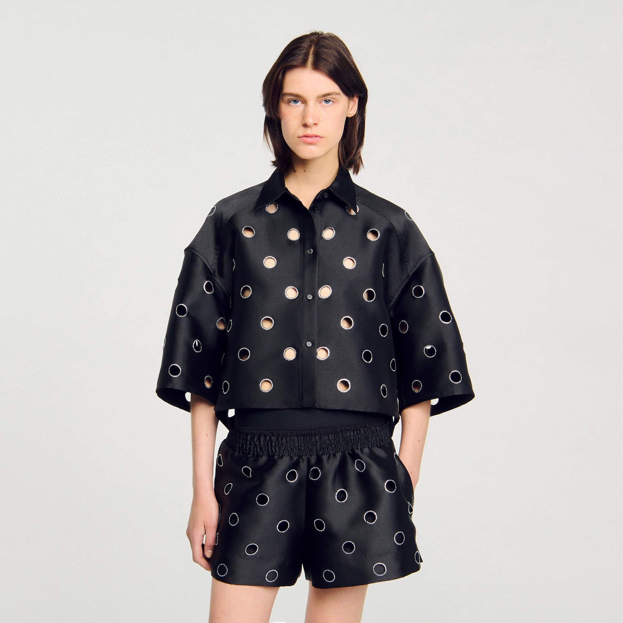 SHIRT WITH RHINESTONES - 4