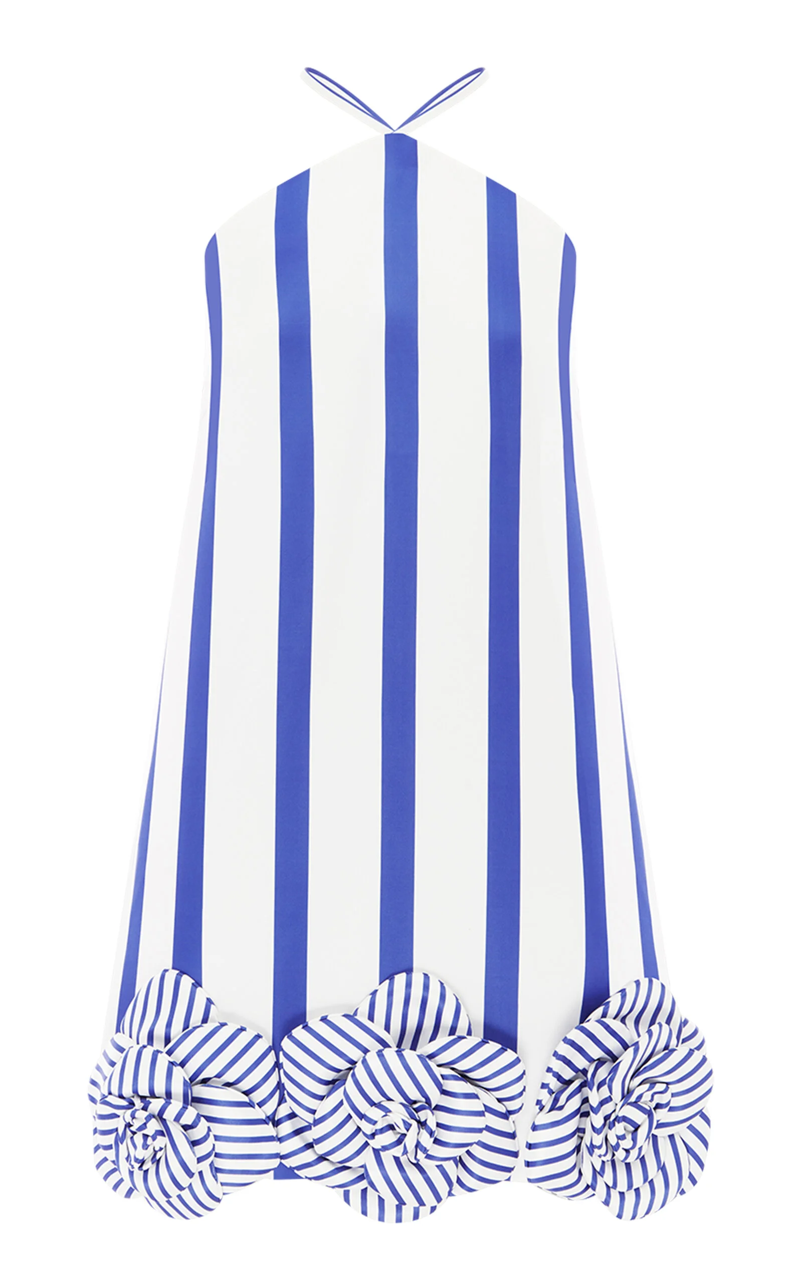 Suzy Striped Halterneck Mini Dress navy - 1
