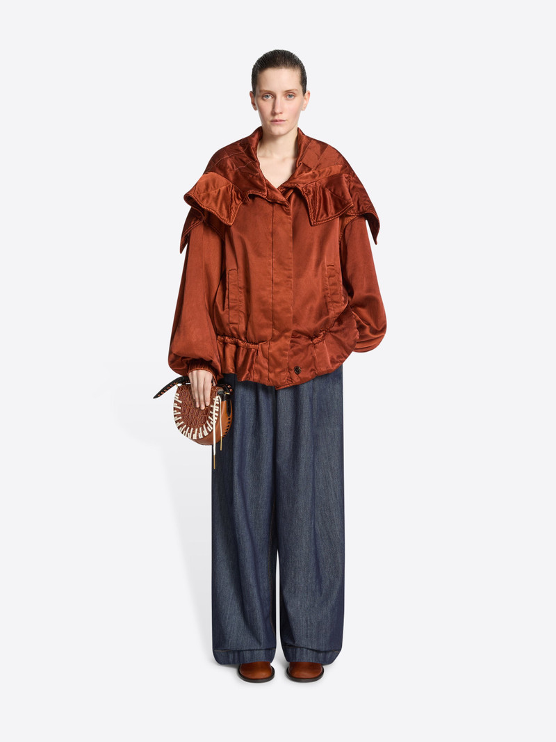 Dries Van Noten OVERDYED SHORT PARKA outlook