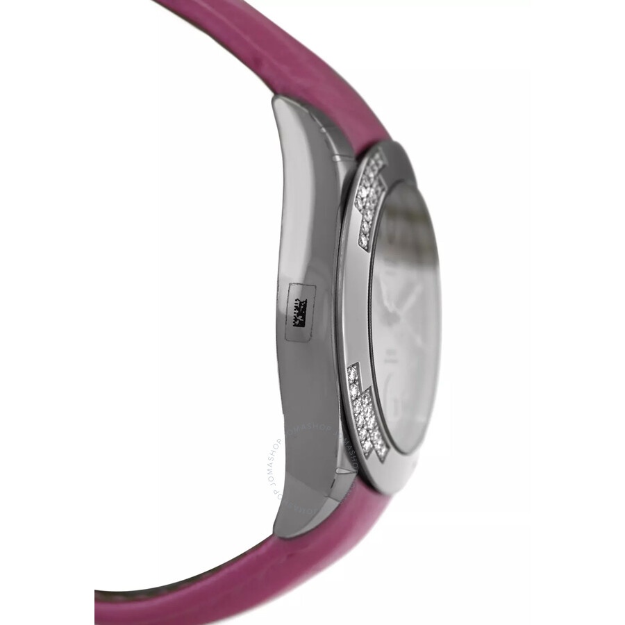 Pre-owned Tudor Prince Date Automatic Diamond Purple Dial Ladies Watch 79440P - 4