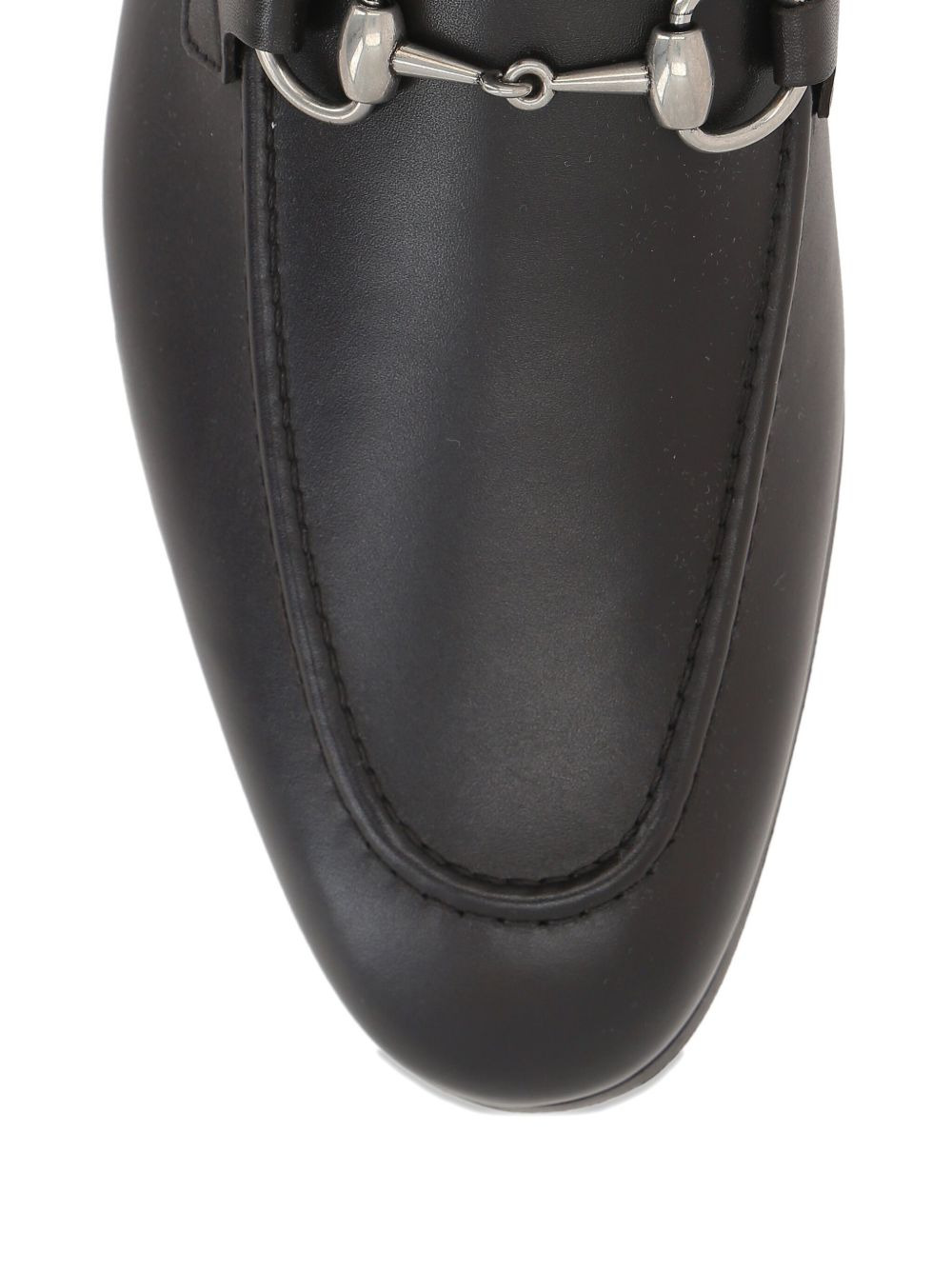 horsebit leather loafers - 4