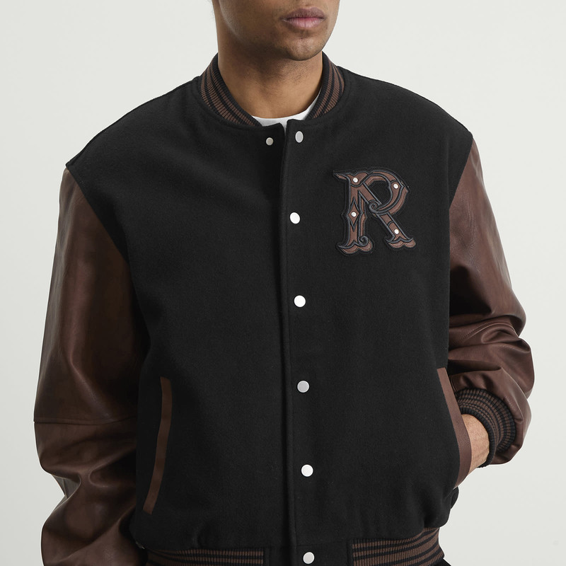 REPRESENT Represent Vintage Varsity Jacket outlook