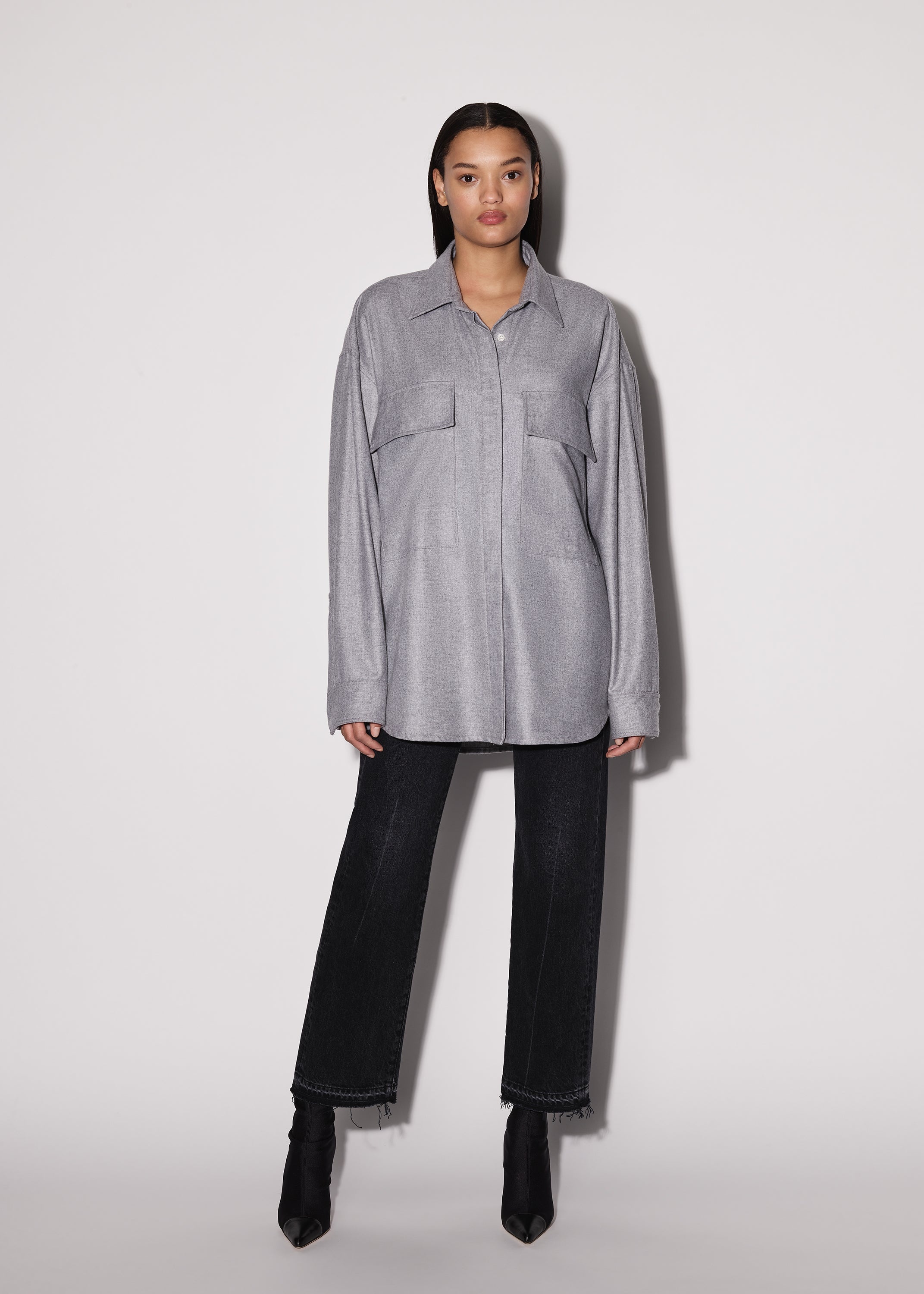CASHMERE WORKWEAR SHIRT - 2