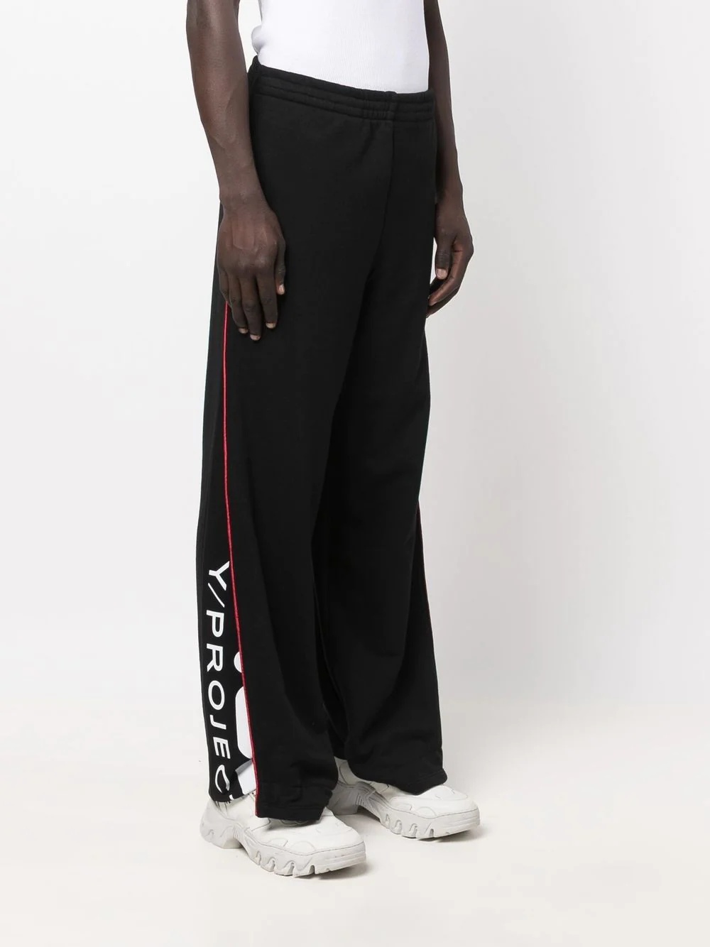 side logo-print track pants - 4