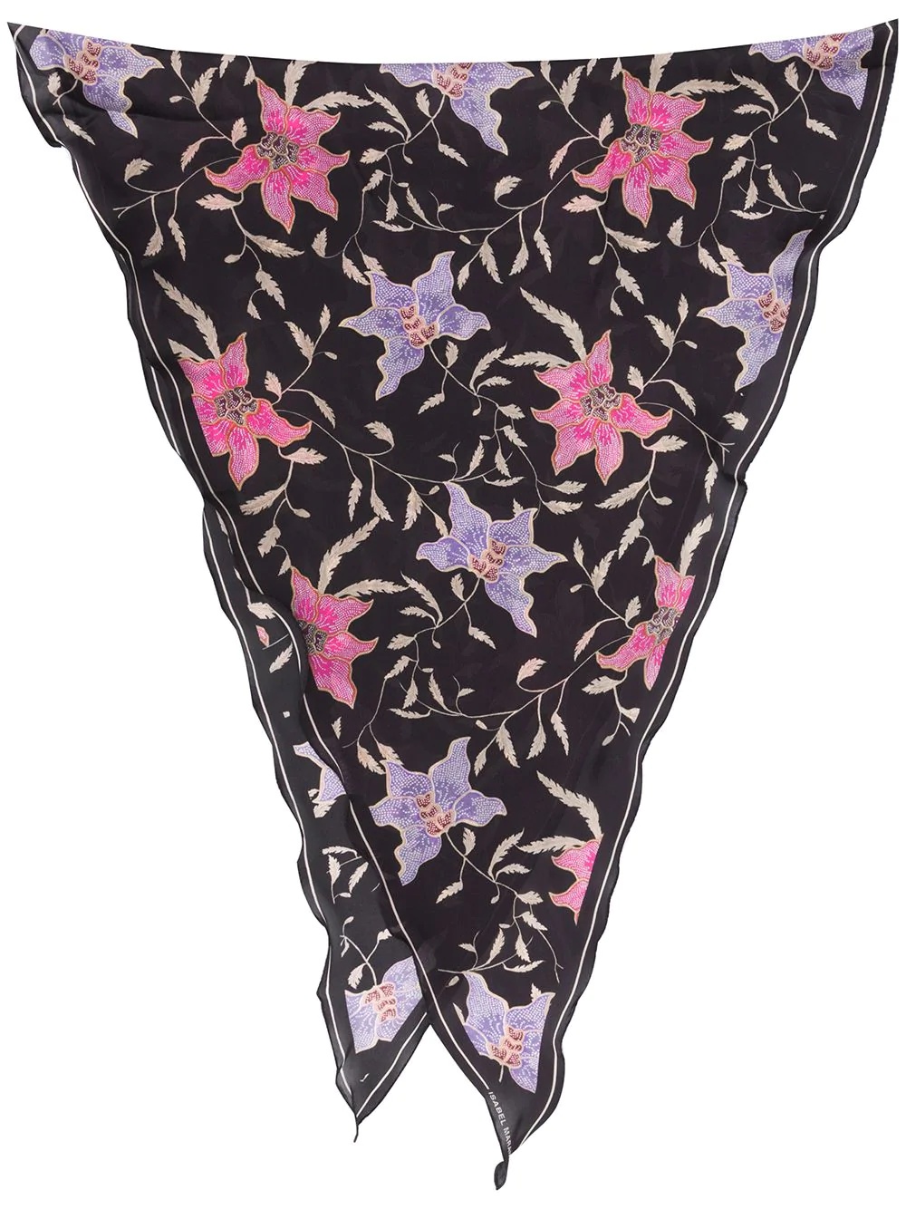 Alia floral-print scarf - 1