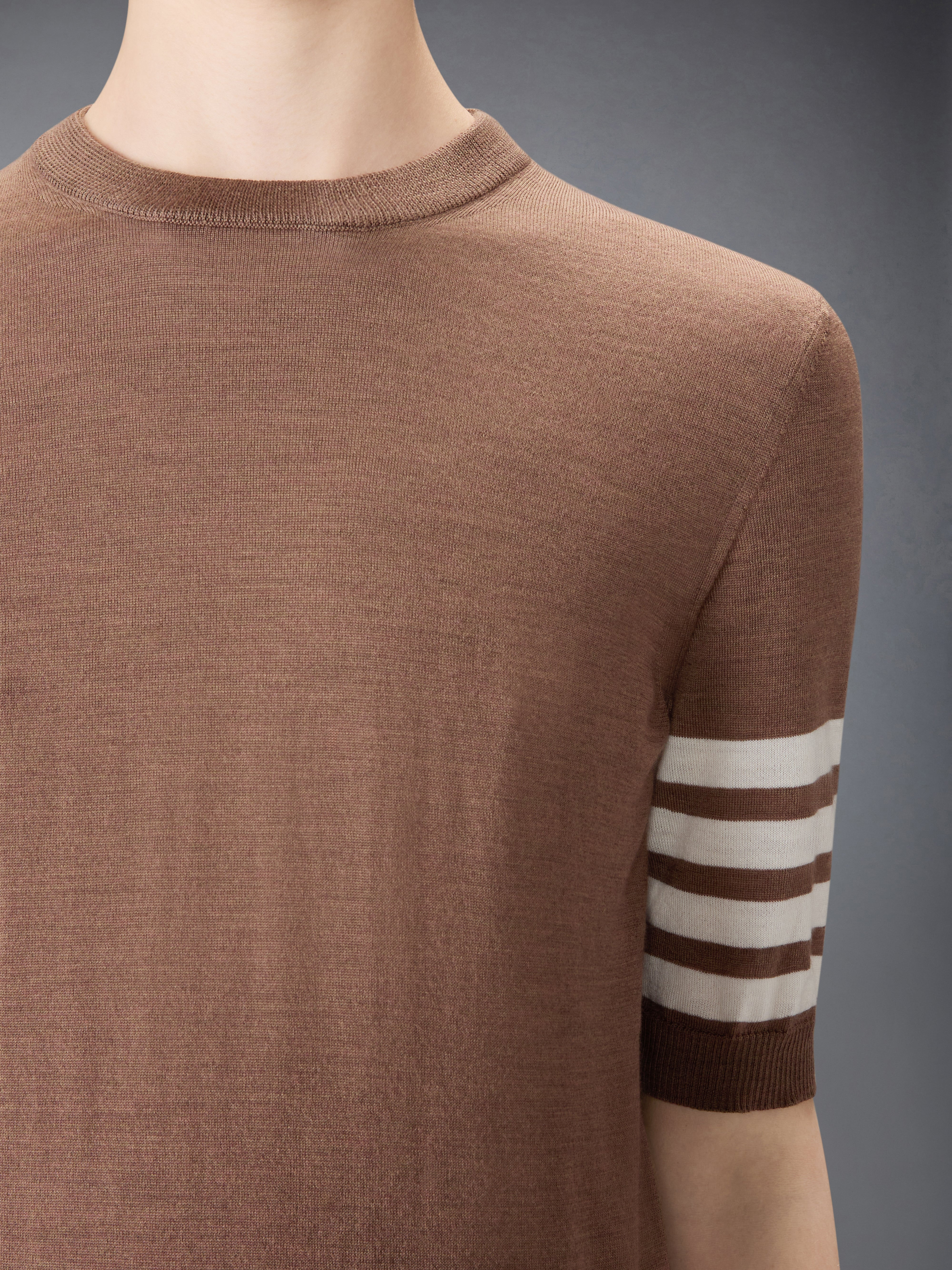 FINE MERINO WOOL 4-BAR TEE - 6