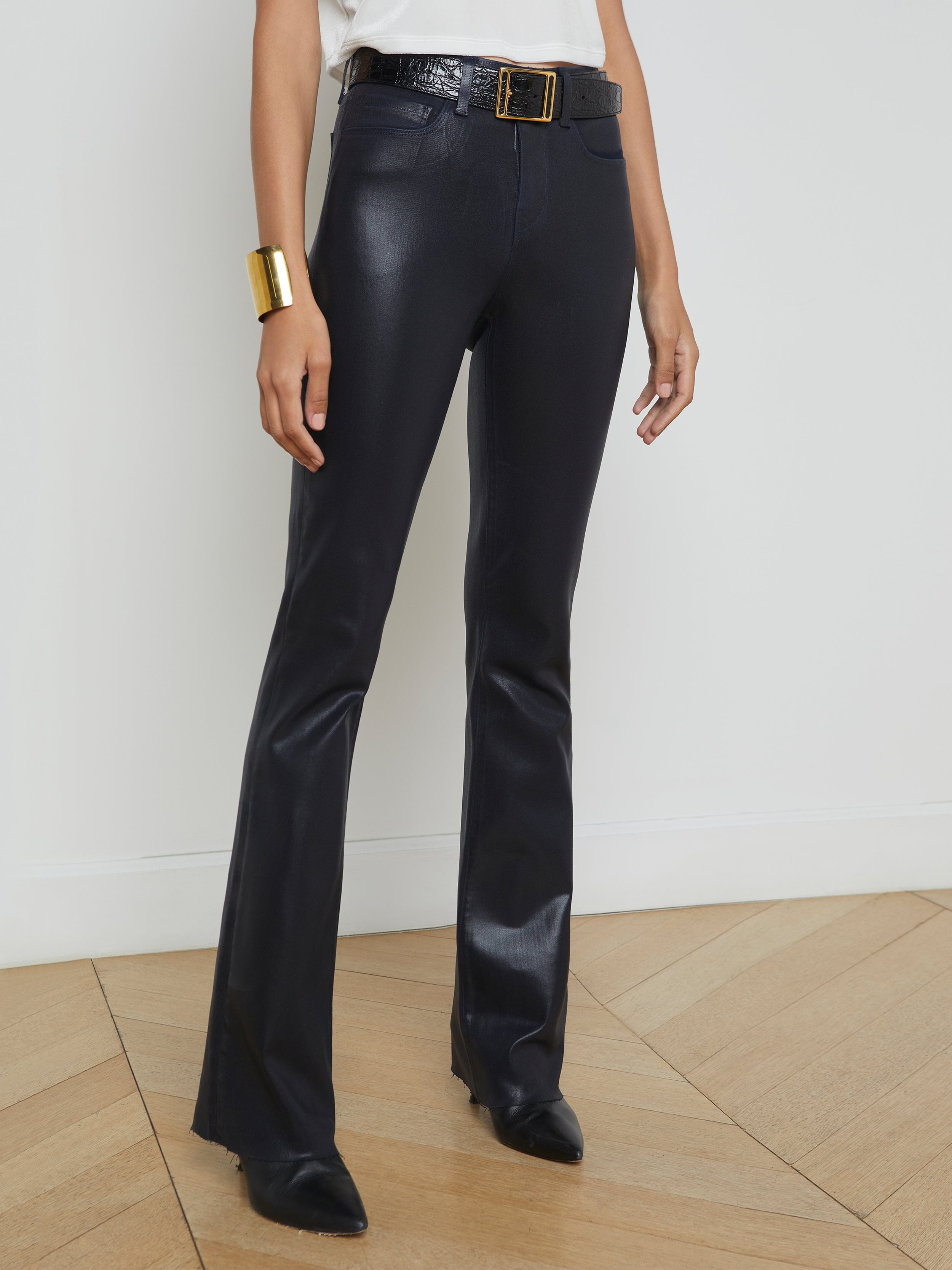 Ruth Coated Straight-Leg Jean - 3