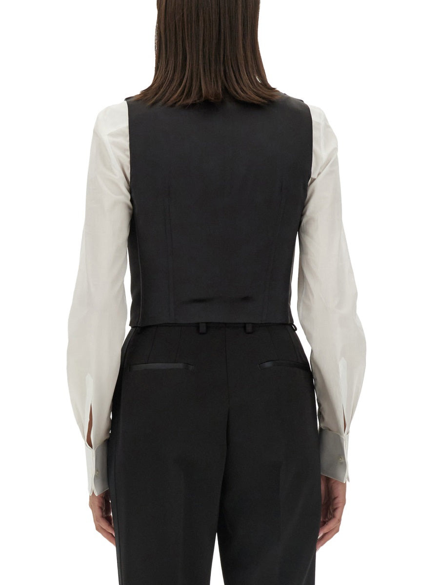 Dolce & Gabbana Women Double-Breasted Tuxedo Vest - 3