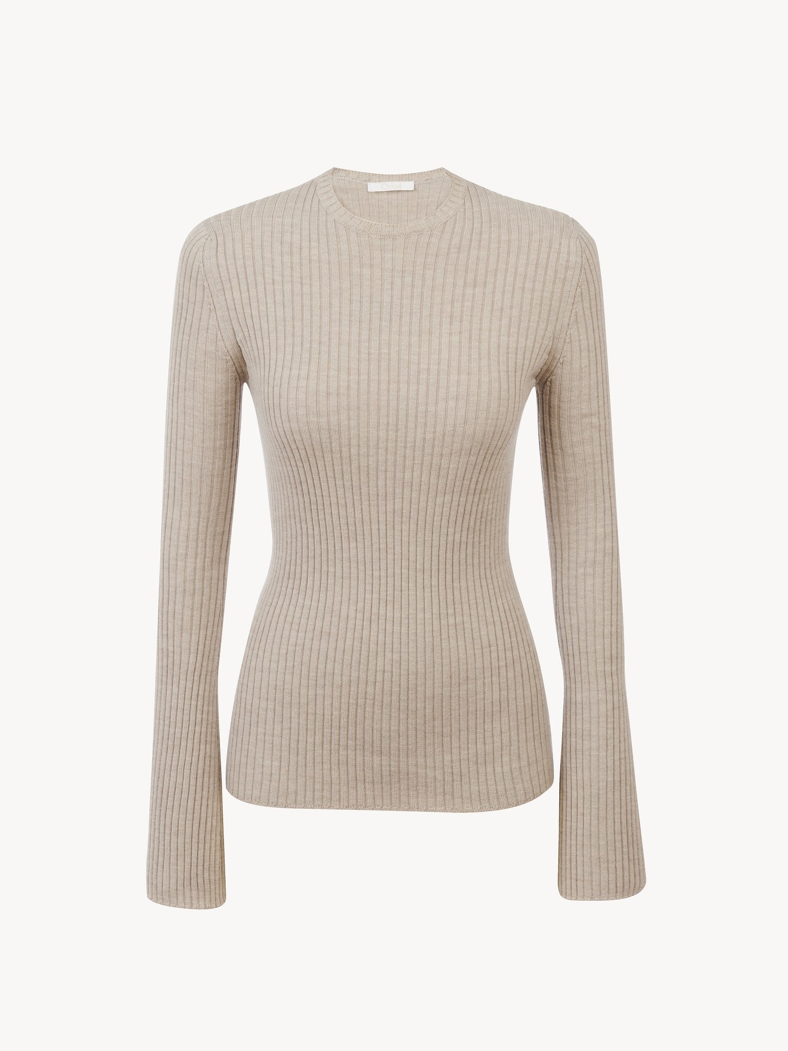 FITTED RIBBED SWEATER - 4