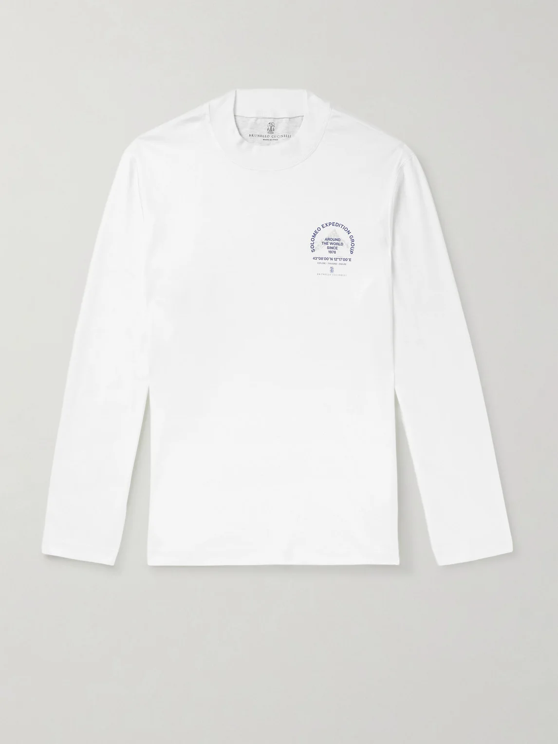 Slim-Fit Logo-Print Cotton-Jersey T-Shirt - 1