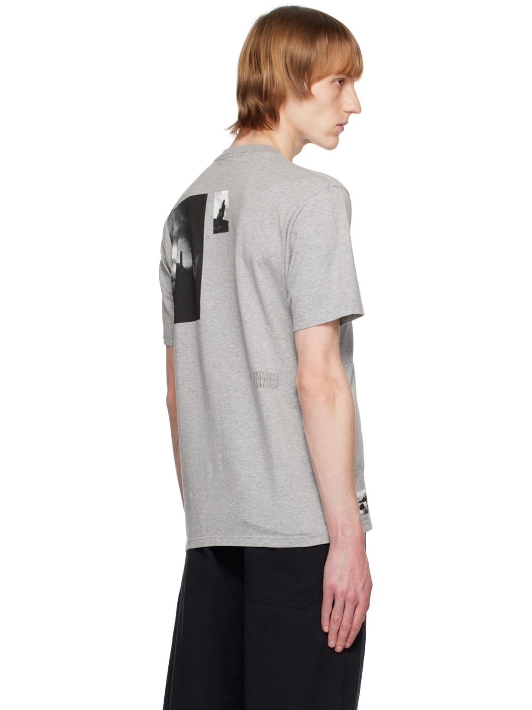Gray Printed T-Shirt - 3