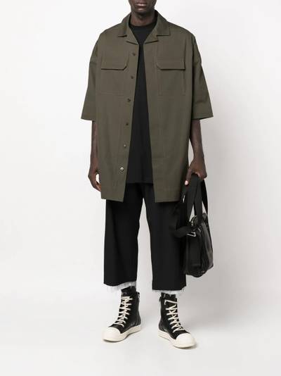 Rick Owens Tommy short-sleeve shirt outlook