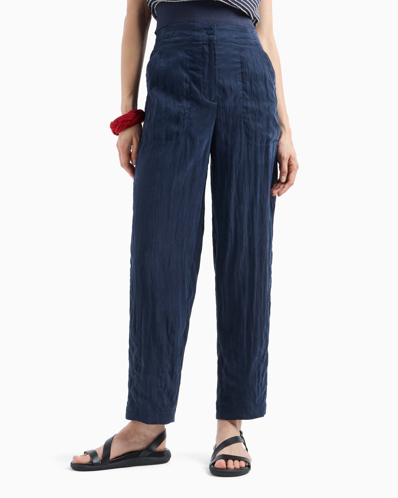 TECHNICAL CUPRO TROUSERS - 2