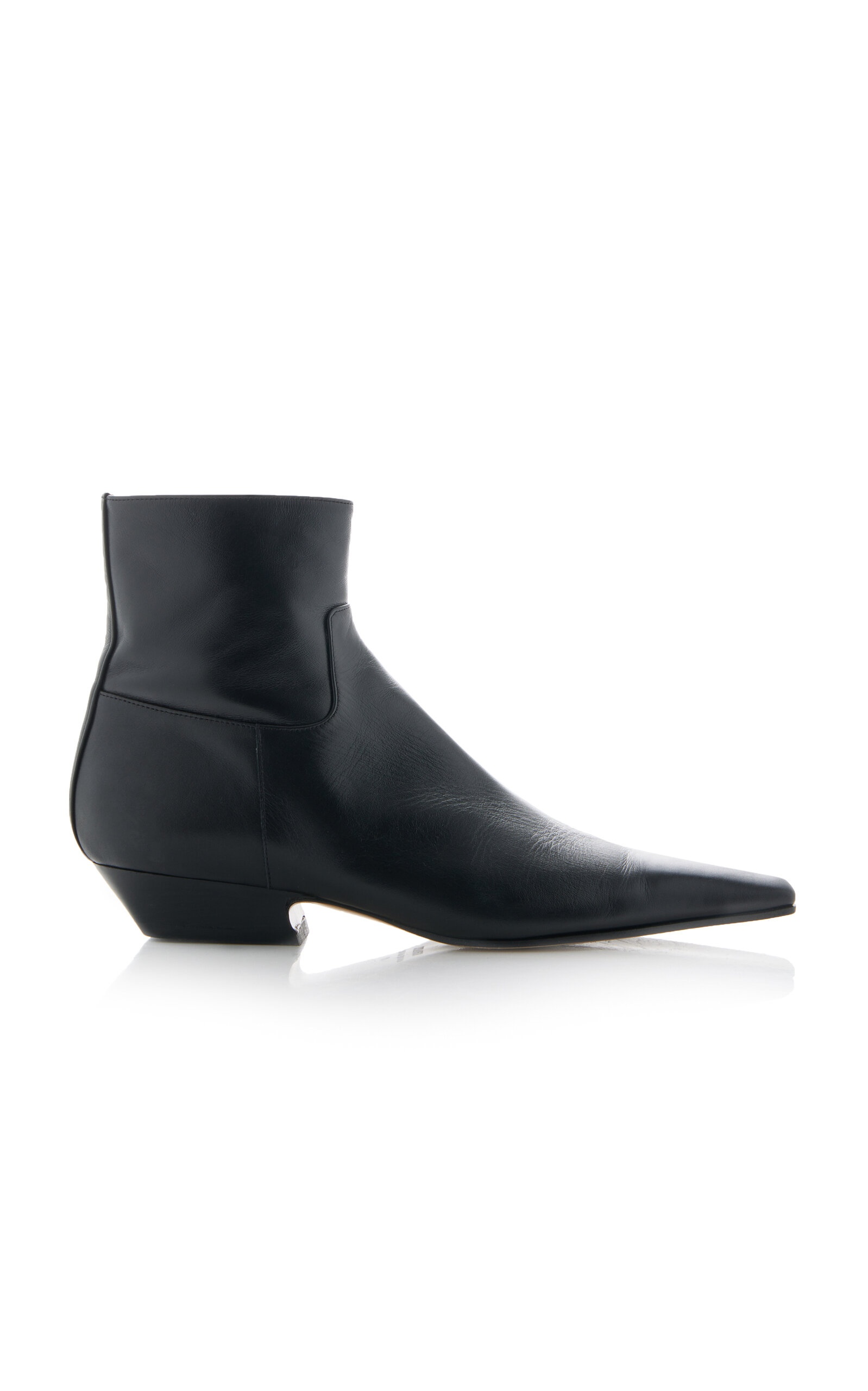 Marfa Classic Leather Ankle Boots black - 1