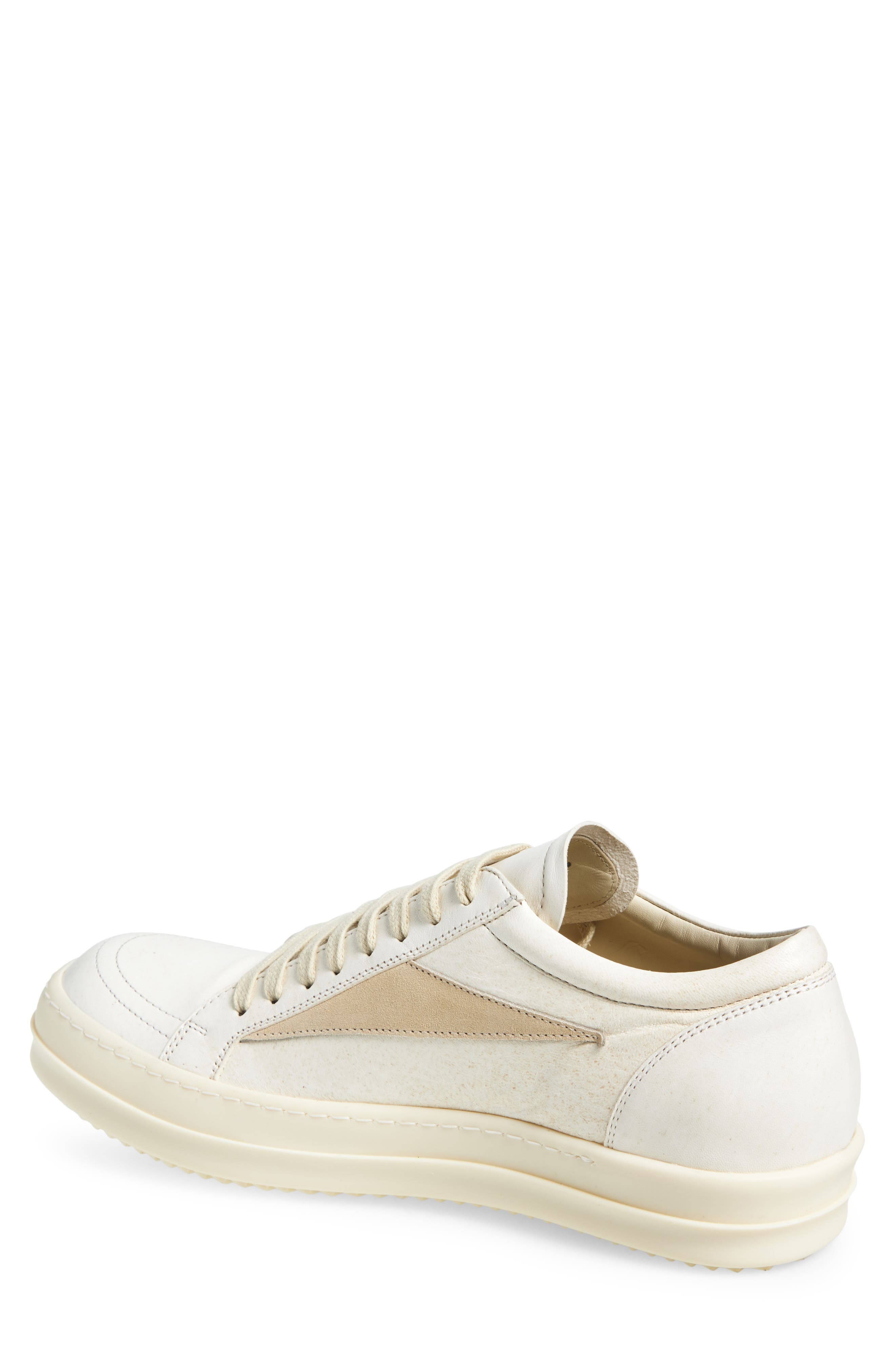 Rick Owens Vintage Sneaks Sneaker in Milk/Milk/Milk at Nordstrom - 2