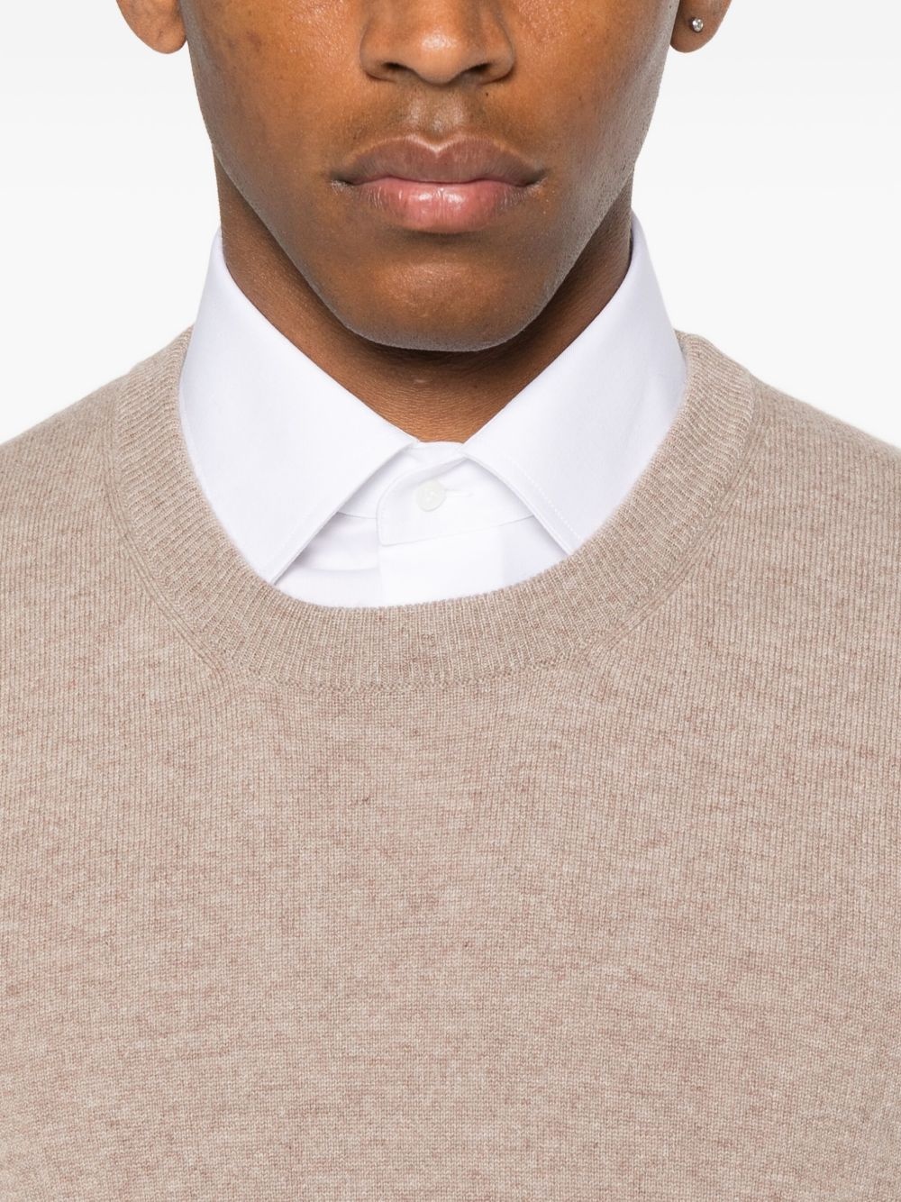 crew-neck cashmere sweaters - 5