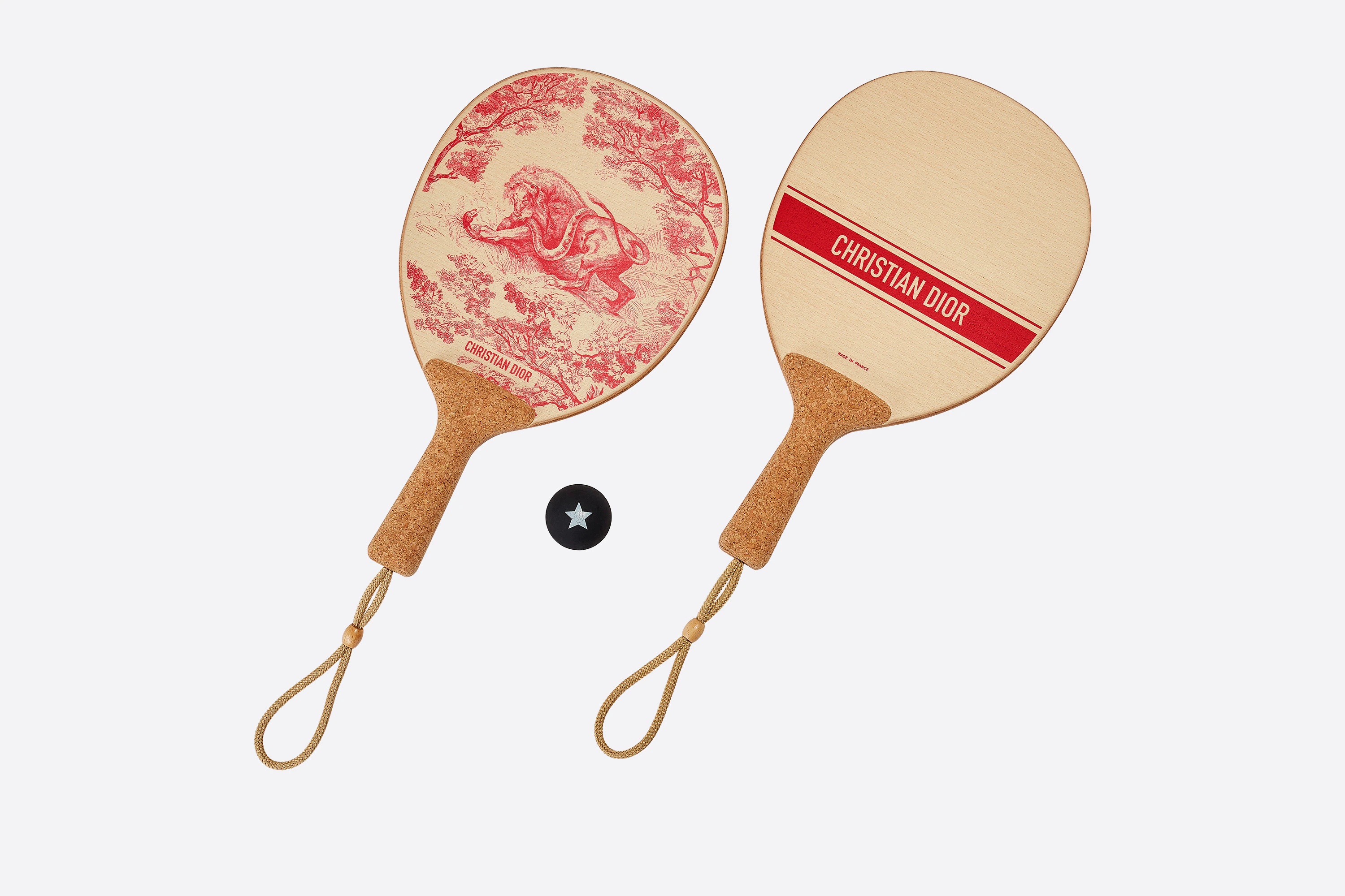 Set of 2 Beach Rackets and Balls - 3