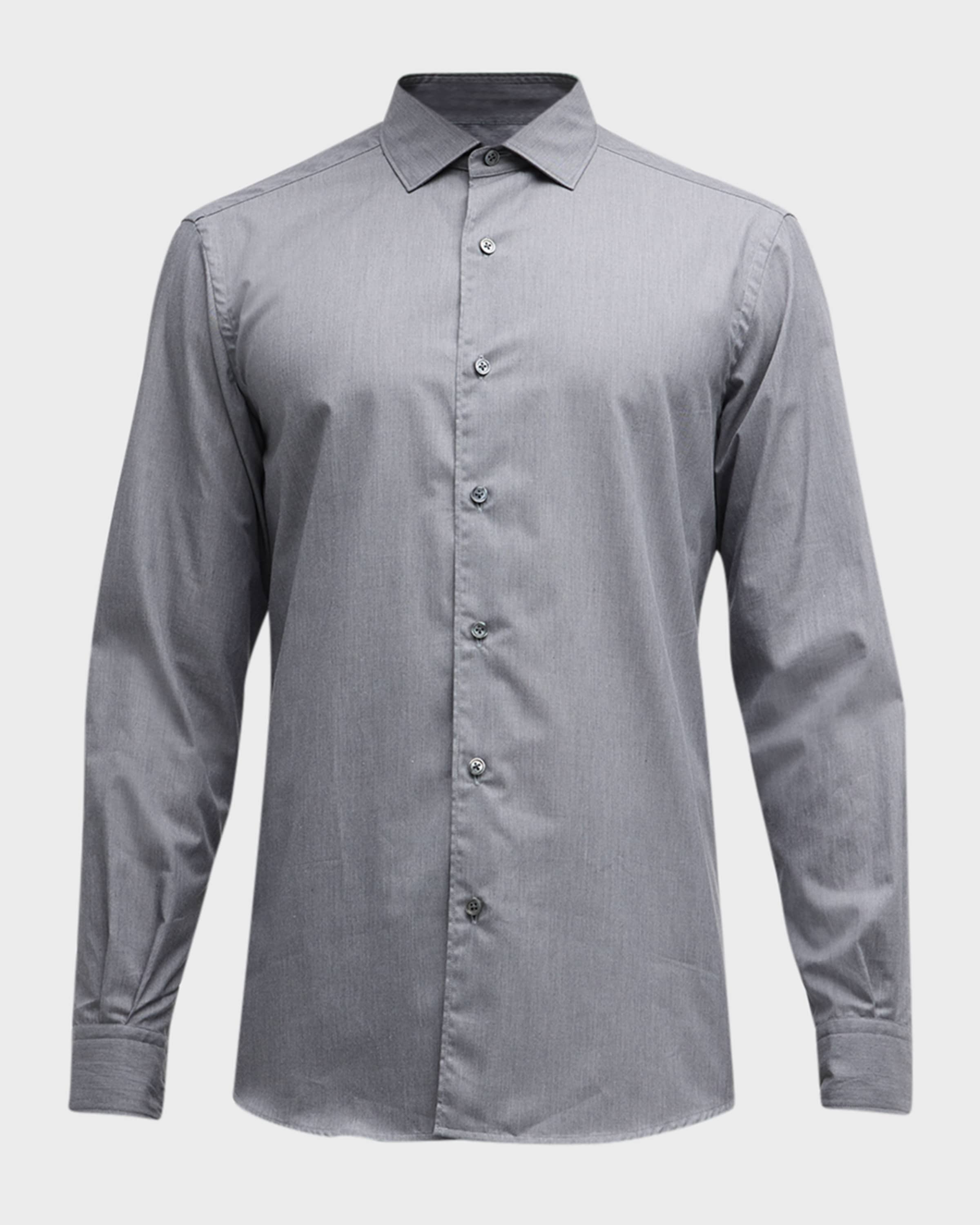 Men's Premium Cotton Sport Shirt - 1
