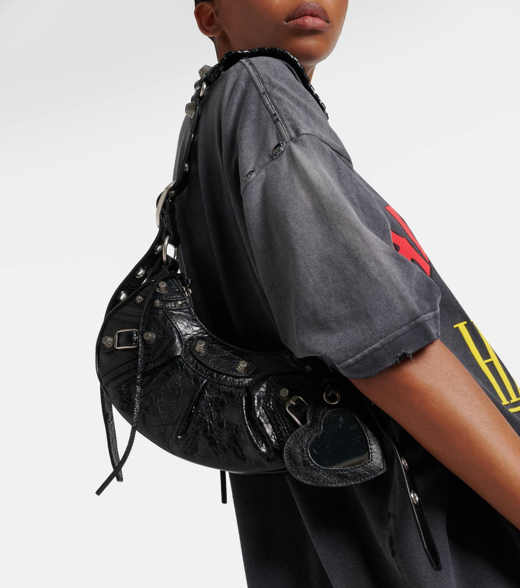 Le Cagole XS leather shoulder bag - 2