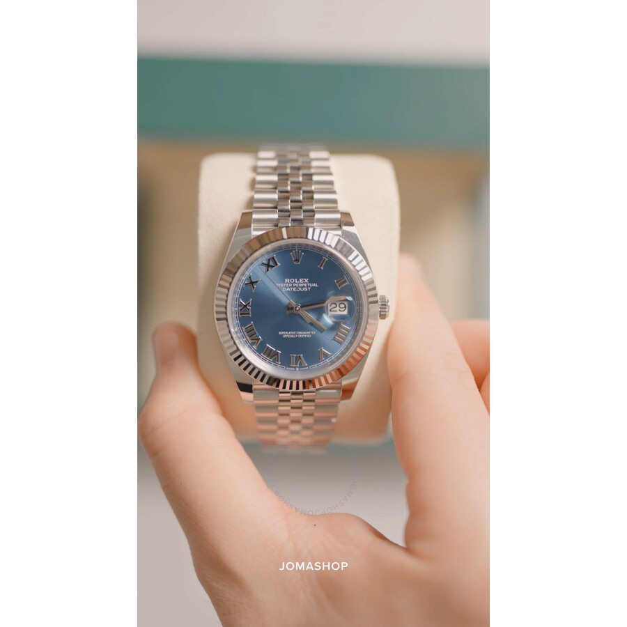 Rolex Oyster Perpetual Datejust Automatic Blue Dial Men's Watch 126334 BLRJ - 8