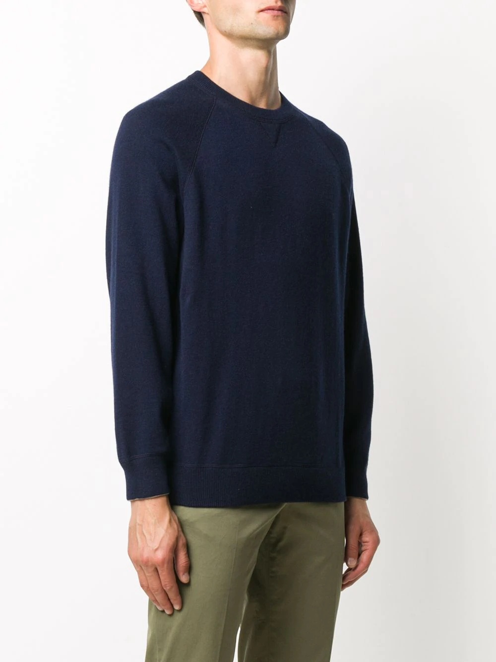 crew neck cashmere jumper  - 3