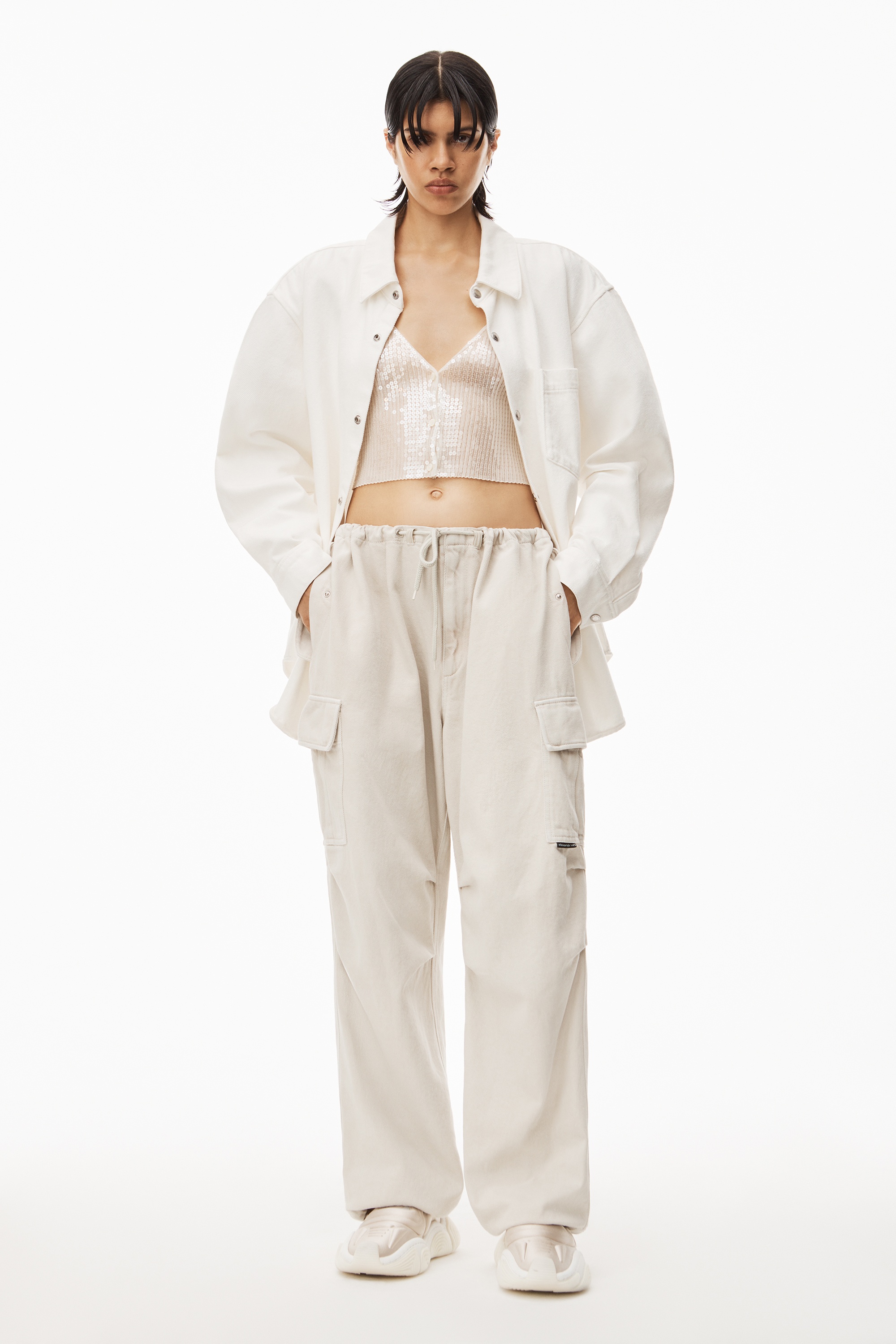 PARACHUTE PANT IN MOONSHINE DENIM - 2