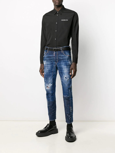 DSQUARED2 ripped cropped jeans outlook