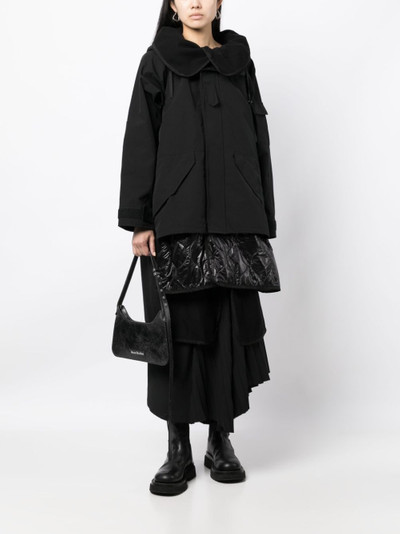 Junya Watanabe layered hooded parka outlook