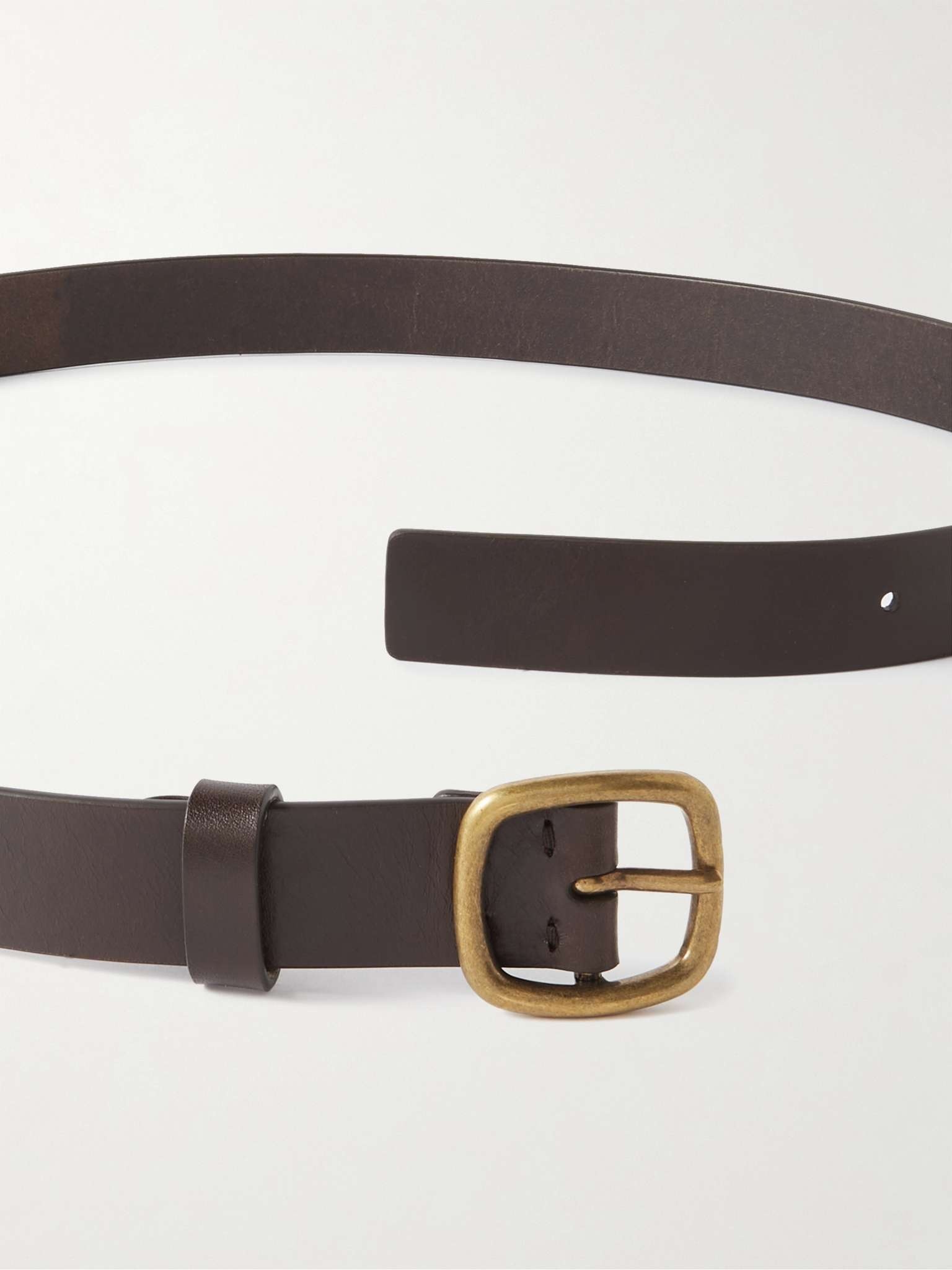 Aorangi 2.5cm Leather Belt - 2