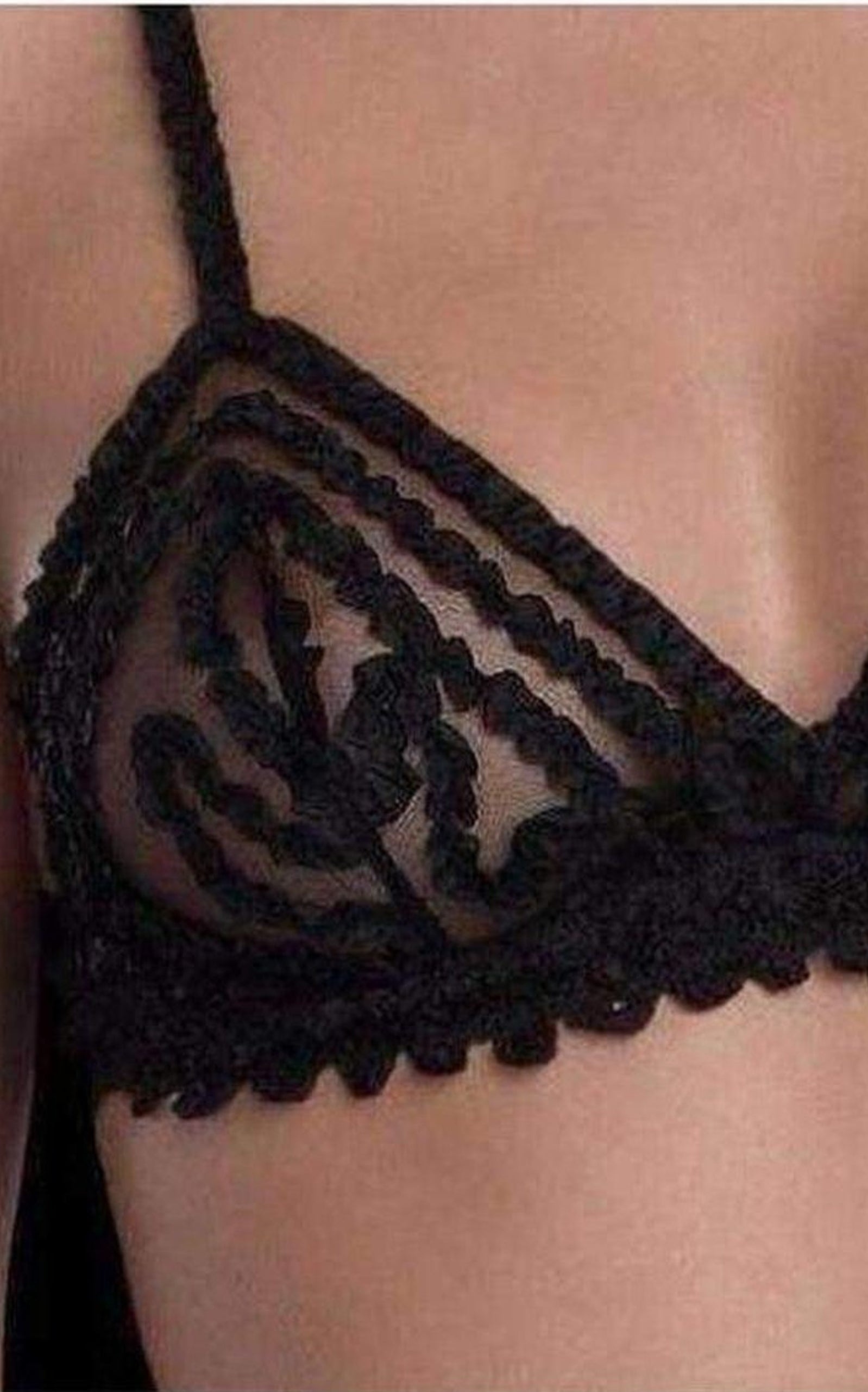 ブラジャー La Perla by Black Rubans Bra 36B Jean Paul Gaultier La Perla by Black Rubans Bra 36B - Runway