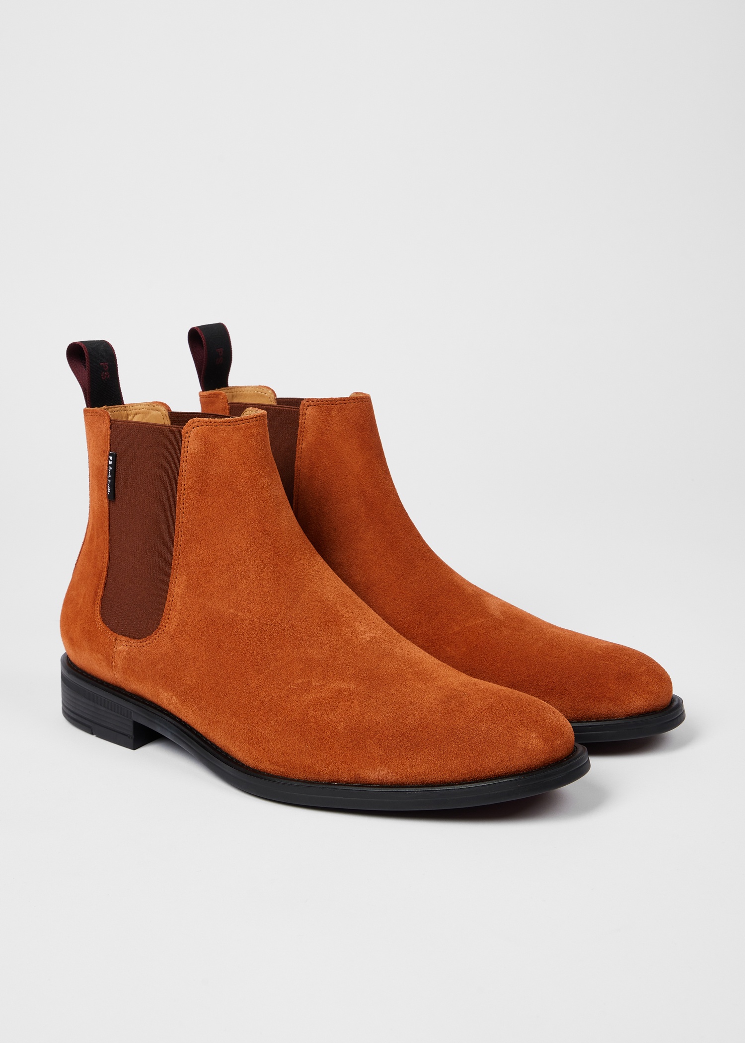 Burnt Orange Suede 'Cedric' Boots - 3
