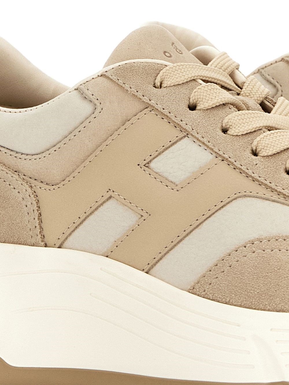 Hi-Fi leather sneakers - 4