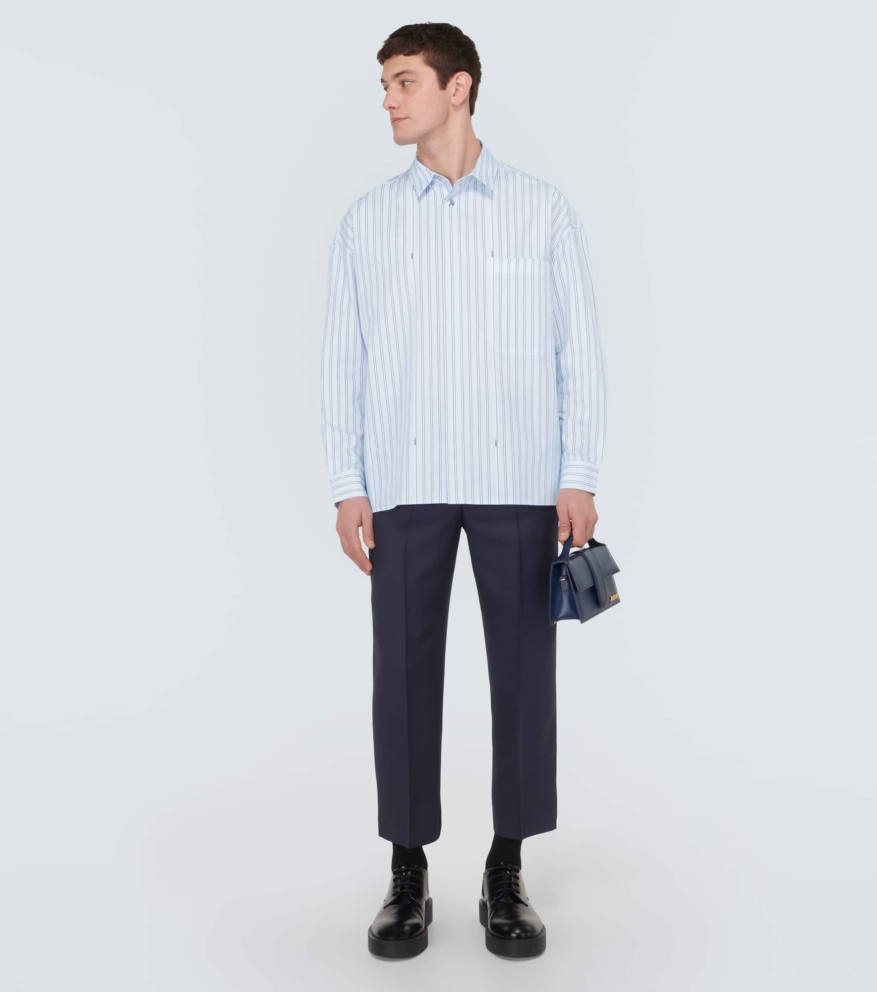 La Chemise Manches Longue striped cotton shirt - 2