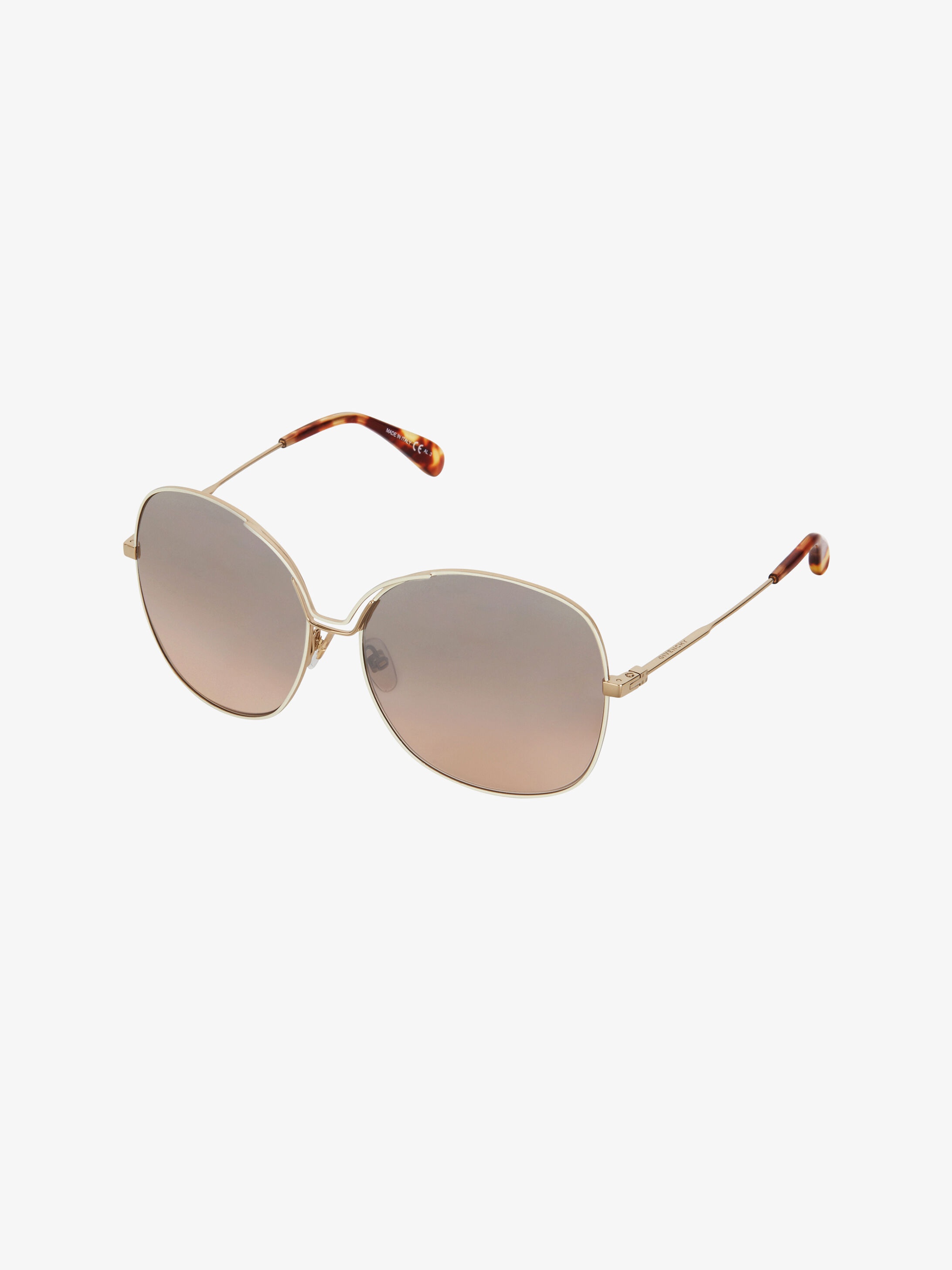 Two tone GV Bow sunglasses in metal - 1