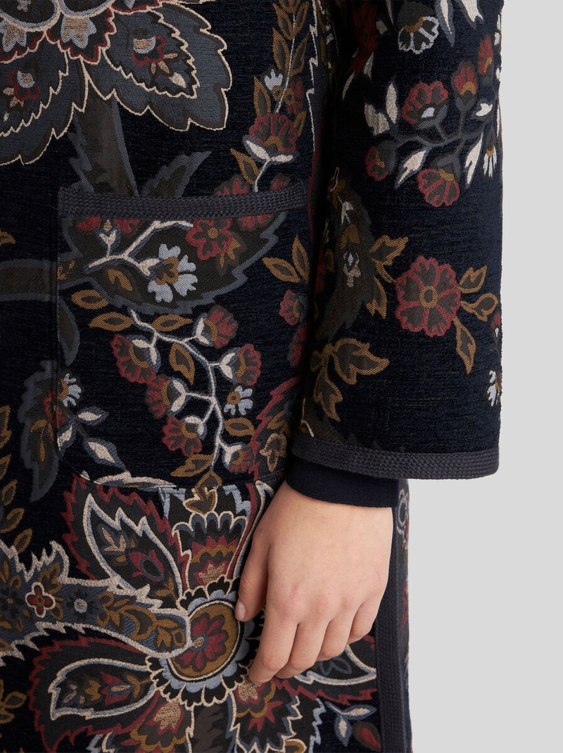 Etro REVERSIBLE CHENILLE JACQUARD COAT outlook