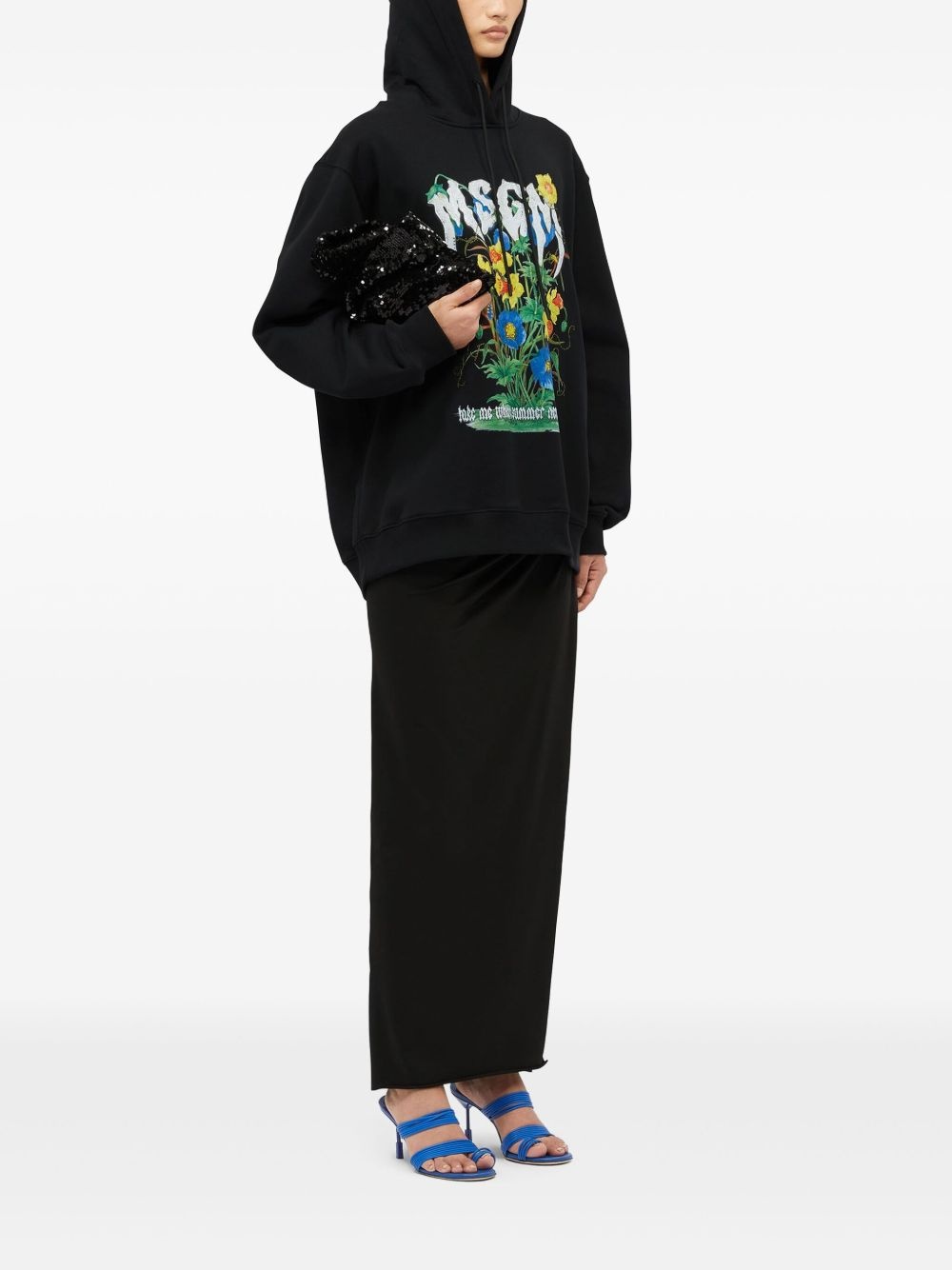 logo-print hoodie - 2