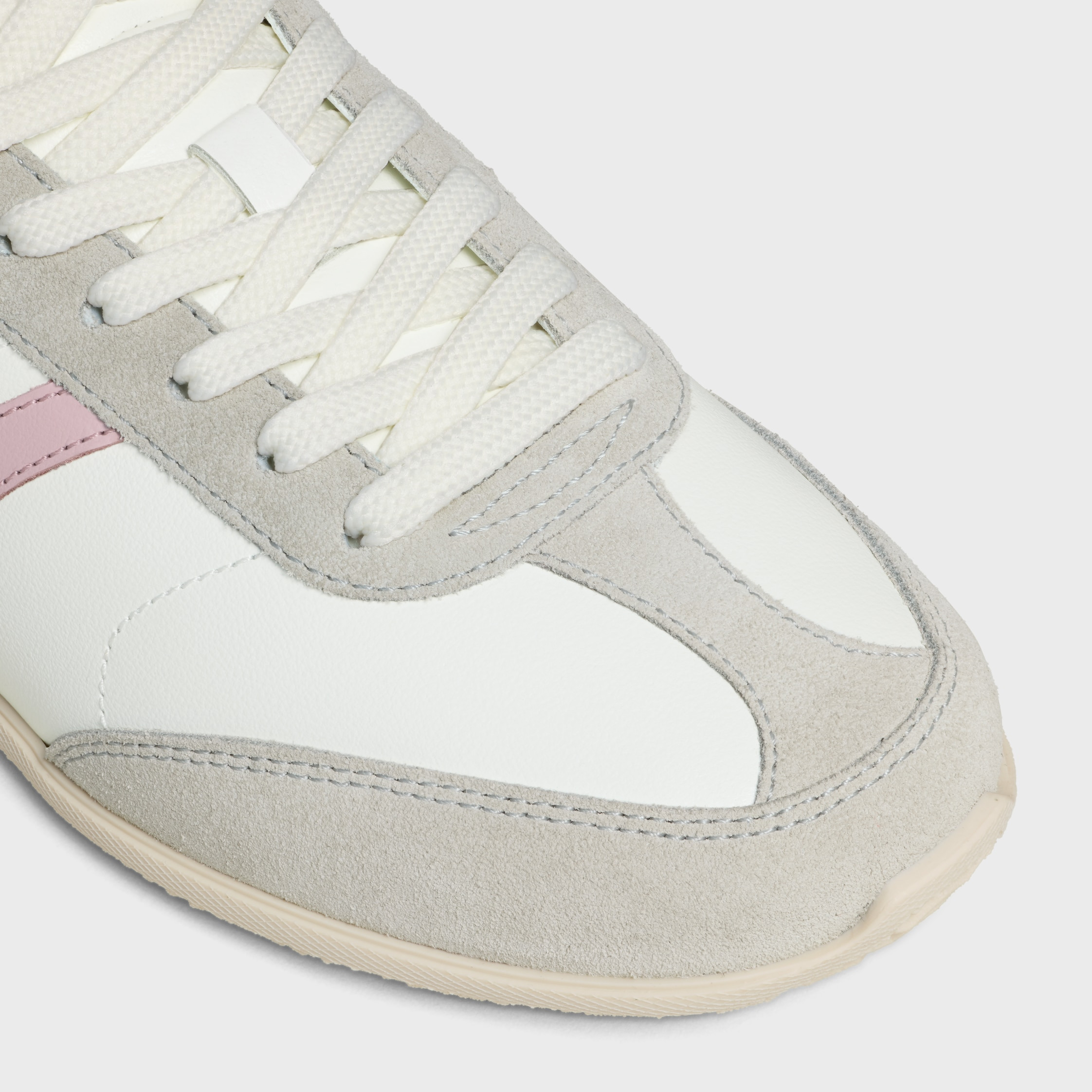 CELINE JOGGER LOW LACE-UP SNEAKER IN Calfskin & Suede Calfskin - 4