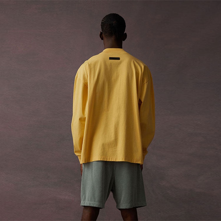 Fear of God Essentials SS23 Long Sleeve Logo Tee 'Light Tuscan' 125BT222012F - 6