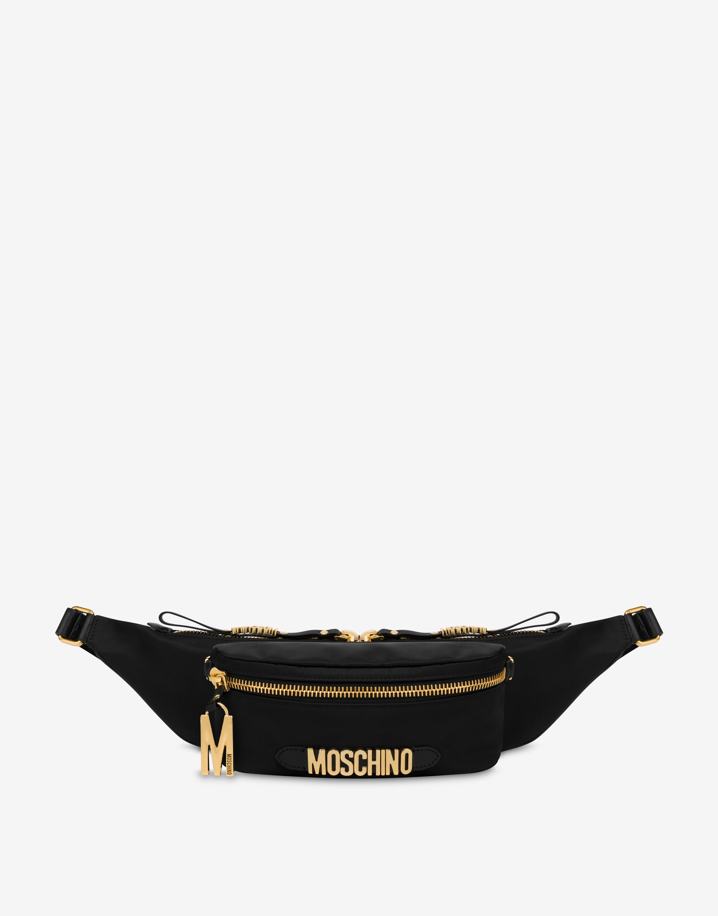 LETTERING LOGO NYLON BELT BAG - 1