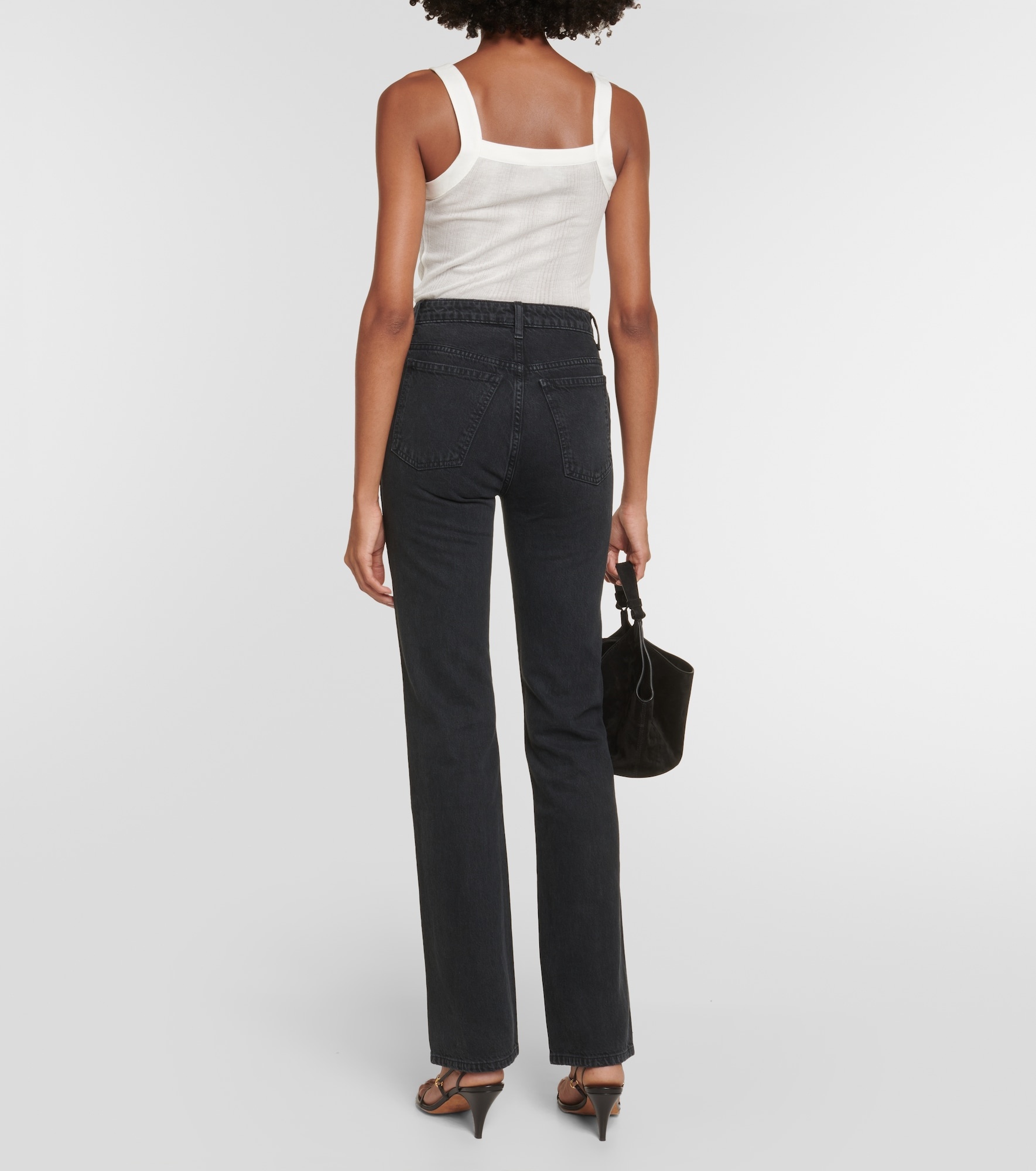Danielle high-rise straight jeans - 3