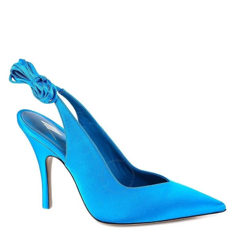 The Attico Turquoise Venus Slingback 105 Pumps - 1